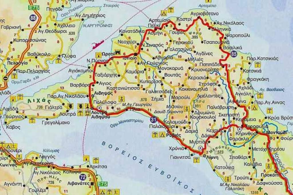 σπίτι στο βουνό αλλά μια ανάσα από τη θάλασσα Ferienhaus *